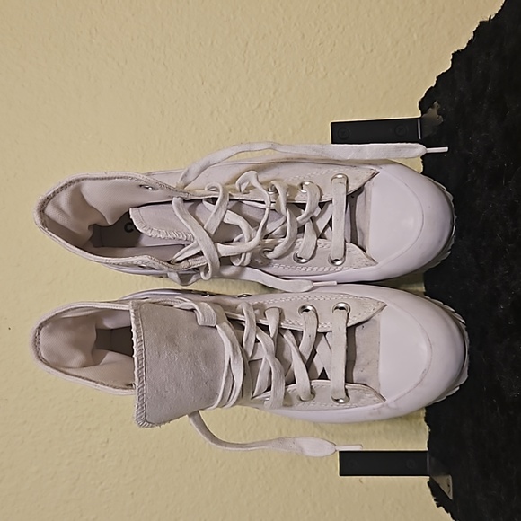 Chuck Taylor All Stars Lugged 2.0 Sneaker Platform High Top White Canvas - Picture 7 of 7